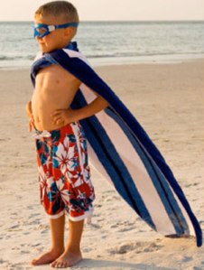 image of kid with a cape
